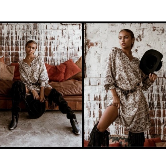 SPELL & THE GYPSY Collective Ash Journey Boho Dress size XS (NWT) - Picture 3 of 13